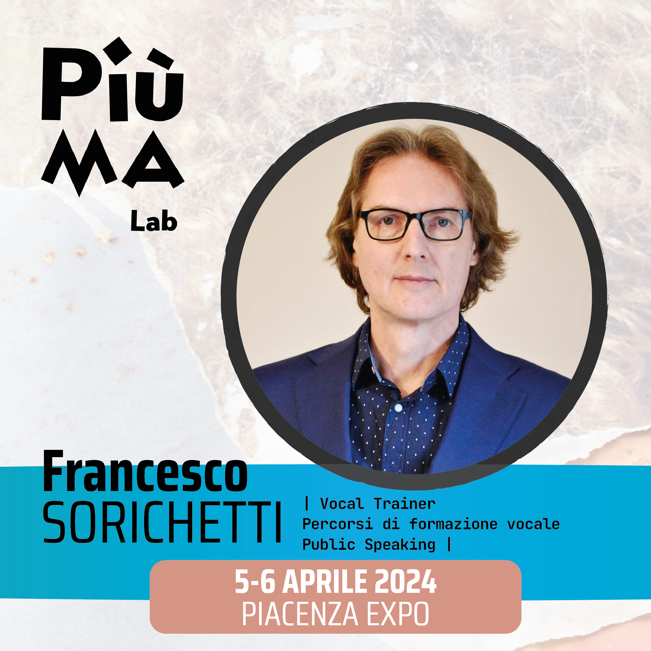 Francesco Sorichetti x PiùMA LAB_programma evento Fiera marketing, risorse umane e vendite con corsi marketing corsi risorse umane e corsi vendita