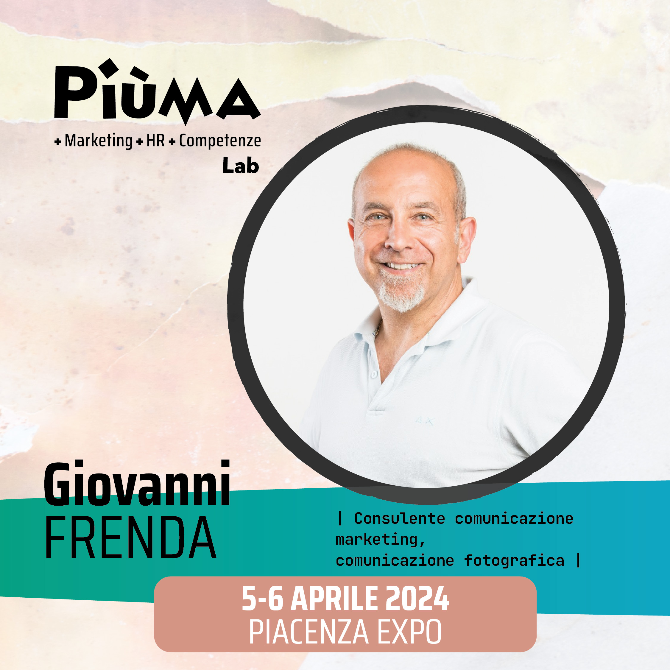 Giovanni Frenda x PiùMA LAB_programma evento Fiera marketing, risorse umane e vendite con corsi marketing corsi risorse umane e corsi vendita