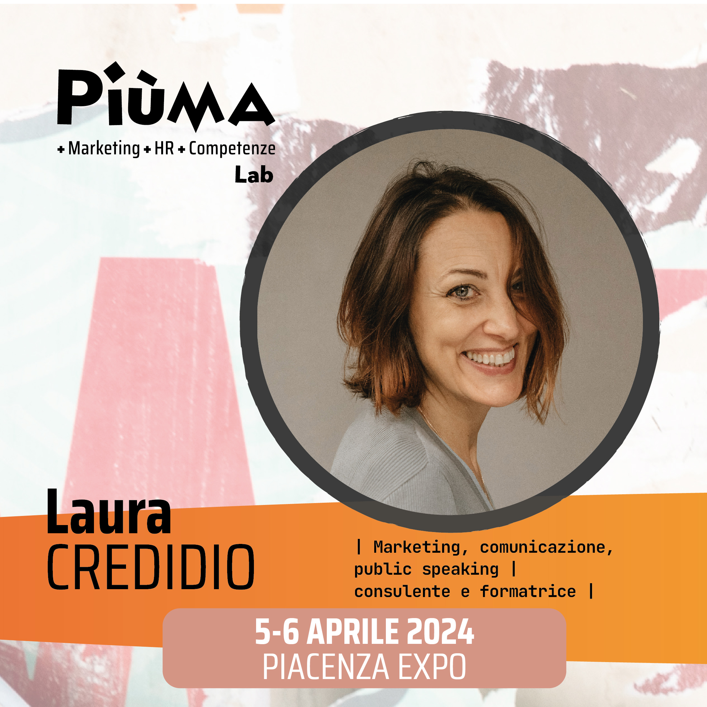 Laura Credidio x PiùMA LAB_programma evento Fiera marketing, risorse umane e vendite con corsi marketing corsi risorse umane e corsi vendita