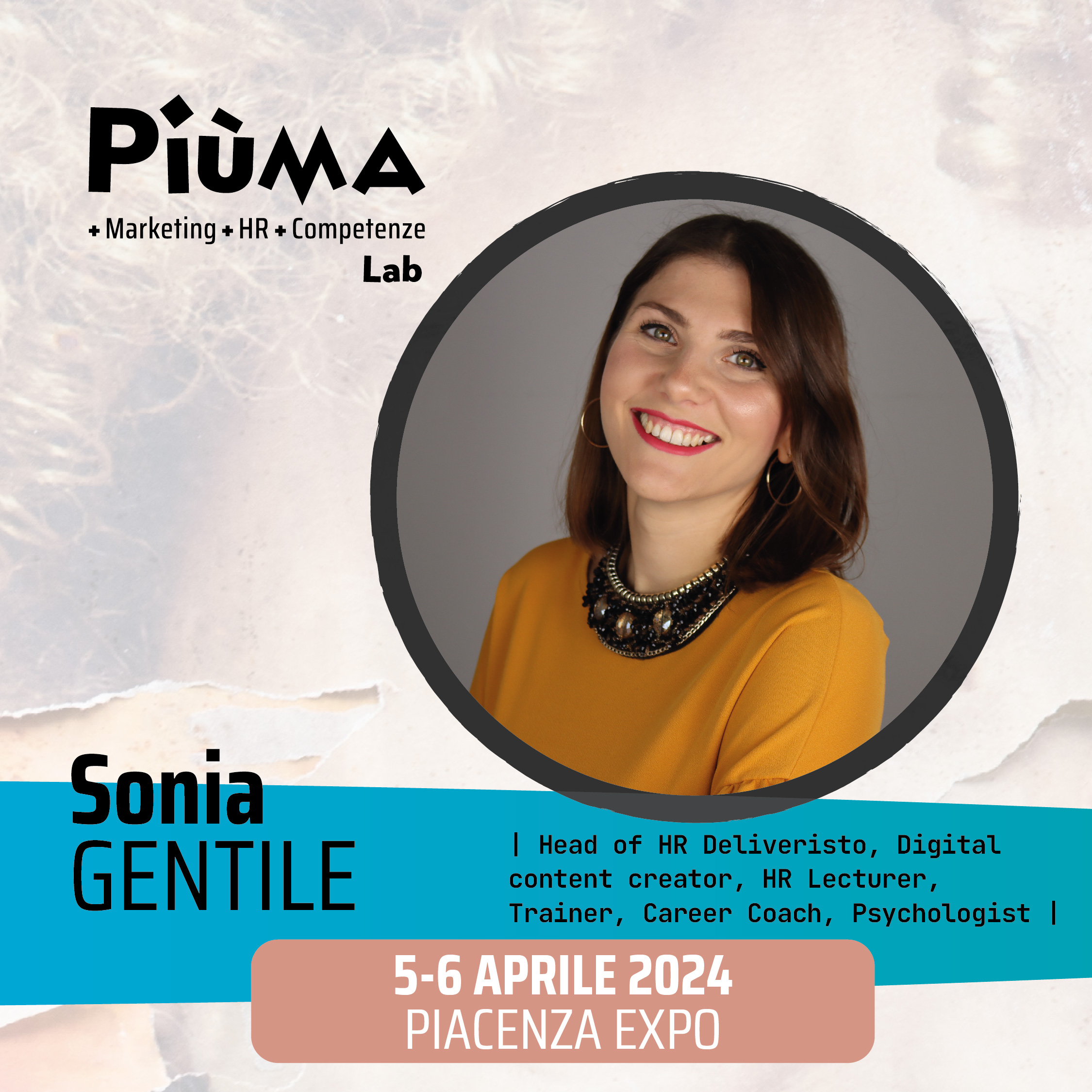 Sonia Gentile x PiùMA LAB_programma evento Fiera marketing, risorse umane e vendite con corsi marketing corsi risorse umane e corsi vendita