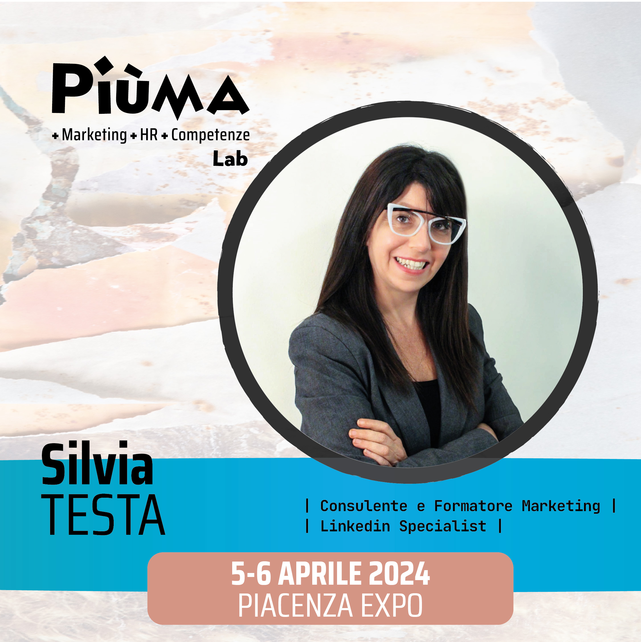 Silvia Testa x PiùMA LAB programma evento_Fiera marketing, risorse umane e vendite con corsi marketing corsi risorse umane e corsi vendita